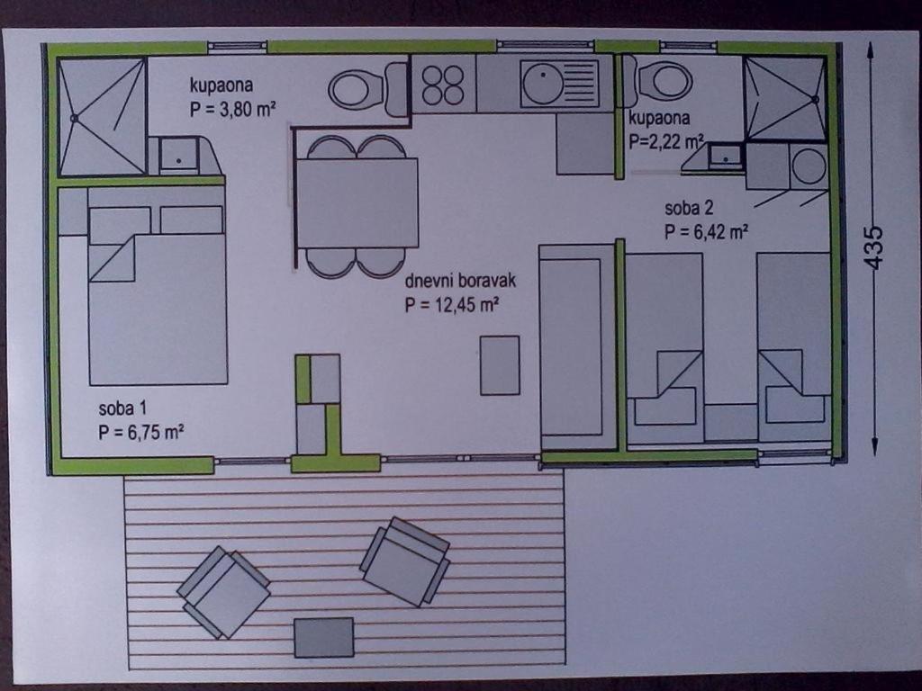 Mobile Home Ivan Vodice Exterior photo